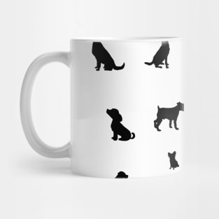 Cute black dogs Mug